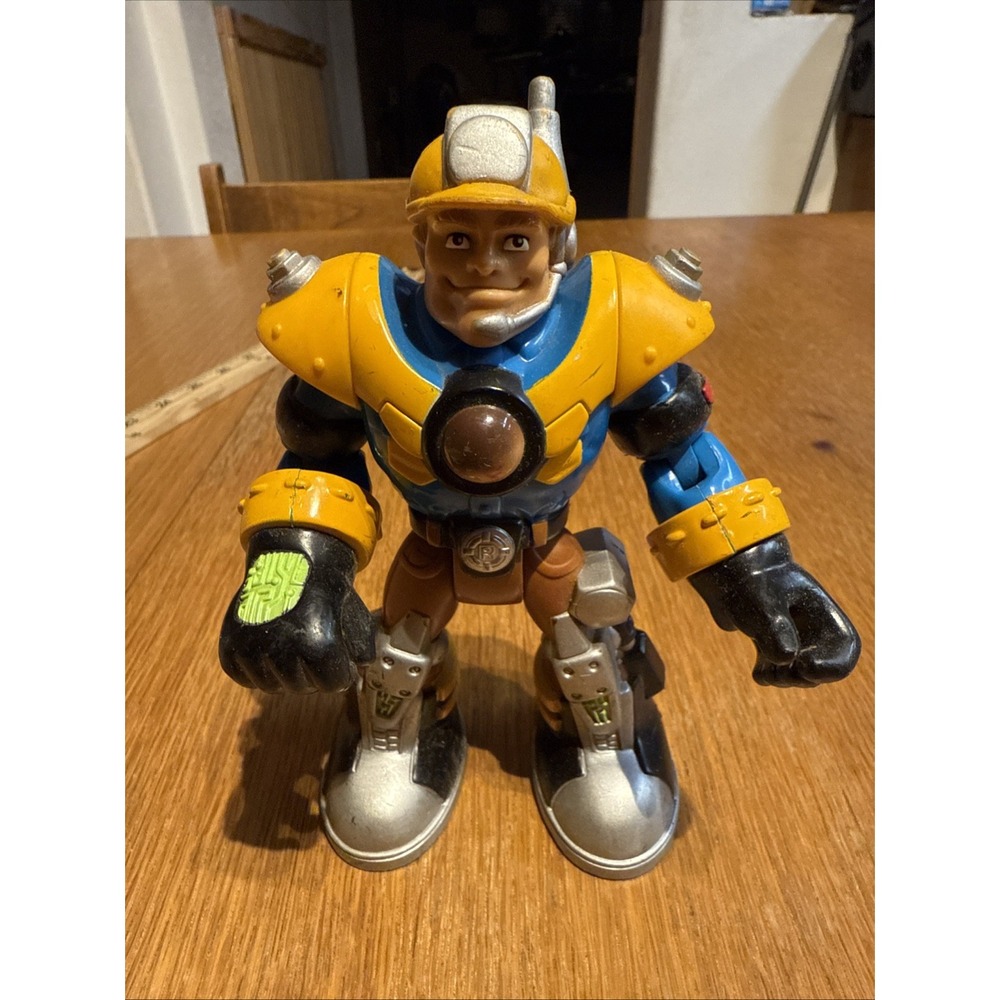 Rescue Heroes Jack Hammer Power Max 6" Action Figure Fisher-Price